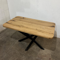 Extendable Drop Leaf Solid Oak Dining Table