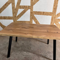 Rectangular Extendable Solid Oak Dining Table