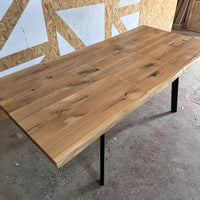 Rectangular Extendable Solid Oak Dining Table